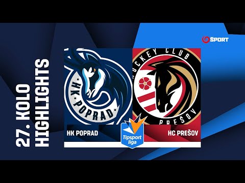 27. kolo: HK Poprad - HC Prešov 3:2 pp (0:2, 1:0, 1:0, 1:0)
