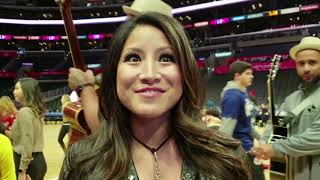 LA Clippers and Jasmine Trias celebrate Hawaiian night in historic game against the Celtics
