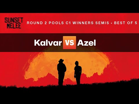 Sunset Melee Round 2 Pools C1 Winners Semis — Kalvar vs Azel — Super Smash Bros. Melee