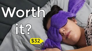 Nodpod Mask Review - a weighted blanket for your face!
