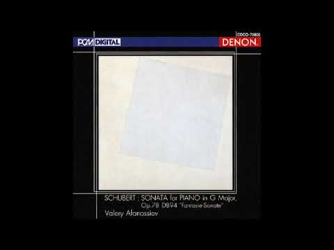 Valery Afanassiev, Schubert* – Sonata For Piano In G Major, Op. 78 D894 "Fantasie-Sonate"