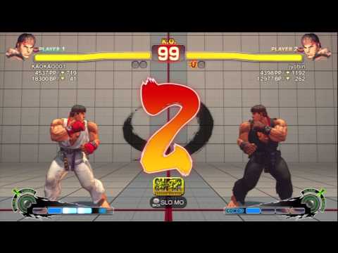 SSF4 AE 2012 Ranked KAOKAO001 (Ryu) vs Jyobin (Ryu)