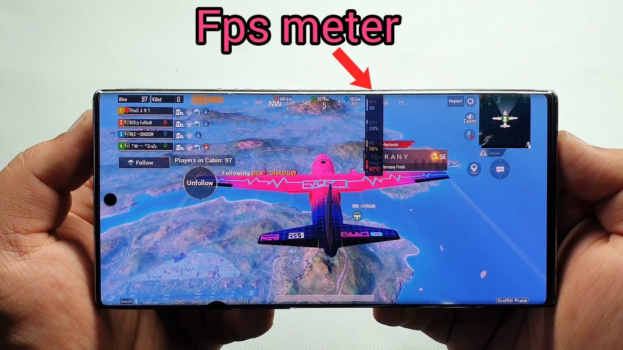 Samsung Galaxy Note 10 Plus PUBG Mobile Test with FPS Meter | Exynos Variant
