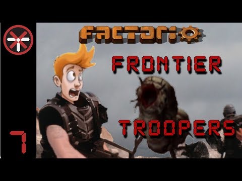 Factorio Frontier Troopers - Multiplayer Deathworld Scenario EP7: LASER DEFENSE| Gameplay, Lets Play