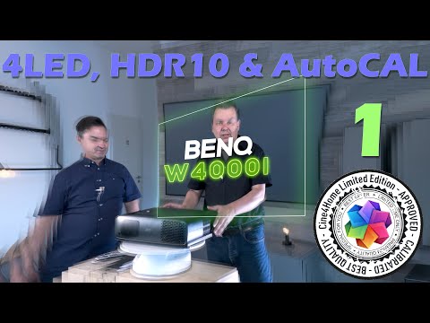 BenQ W4000i 4K HDR 4LED Heimkino- & Gaming-Beamer, inkl. Android TV 2.0