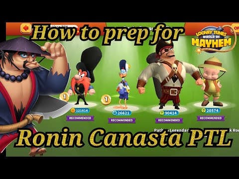 How to prep for Ronin Canasta PTL and use Scoundrels team.