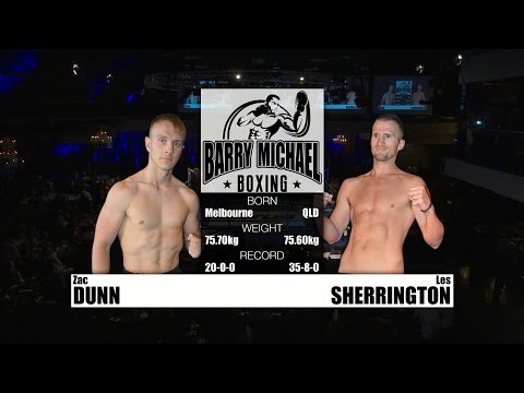 ZAC DUNN vs LES SHERRINGTON - TV Ringside 30/04/16