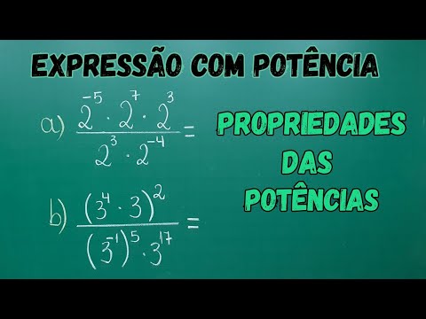 PROPRIEDADES DAS POTÊNCIAS - EXERCÍCIOS - Professora Angela Matemática
