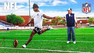 I Kicked In Front Of An NFL Coach.. (Project NFL Ep. 2)