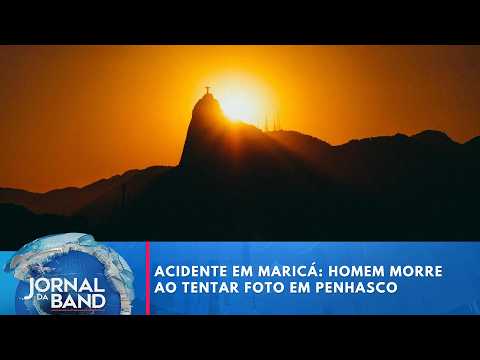 Homem cai de penhasco enquanto tentava tirar foto e morre no RJ