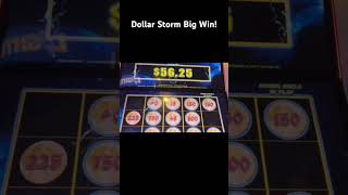 Big Win on Dollar Storm slot machine! #shorts #slots #gambling