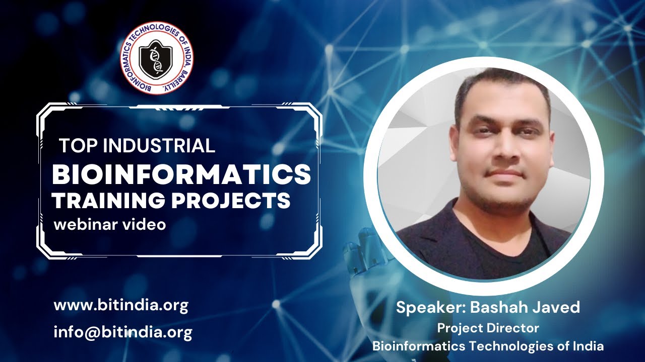Top Industrial Bioinformatics training projects for biology students. #bti #bioinformatics #india