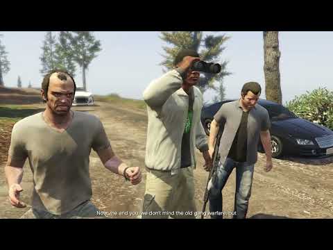 GRAND THEFT AUTO V WALKTHROUGH GAMEPLAY PART 28- SAVING LAMAR