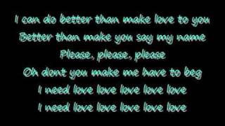 Robin Thicke - I Need Love lyrics Robin Thicke - I Need Love lyrics