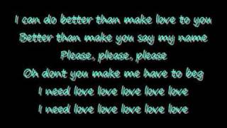 Robin Thicke - I Need Love lyrics