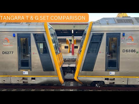 Sydney Trains Vlog 2021: Tangara T & G Set Comparison