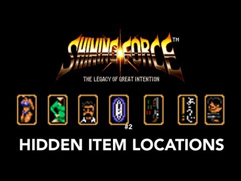 Shining Force Hidden Item Locations (PAL Megadrive)