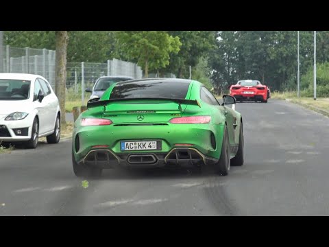 BEST OF Mercedes AMG's Leaving Carmeet 2020 - Burnout, Accelerations, Powerslide, Launch Control Etc