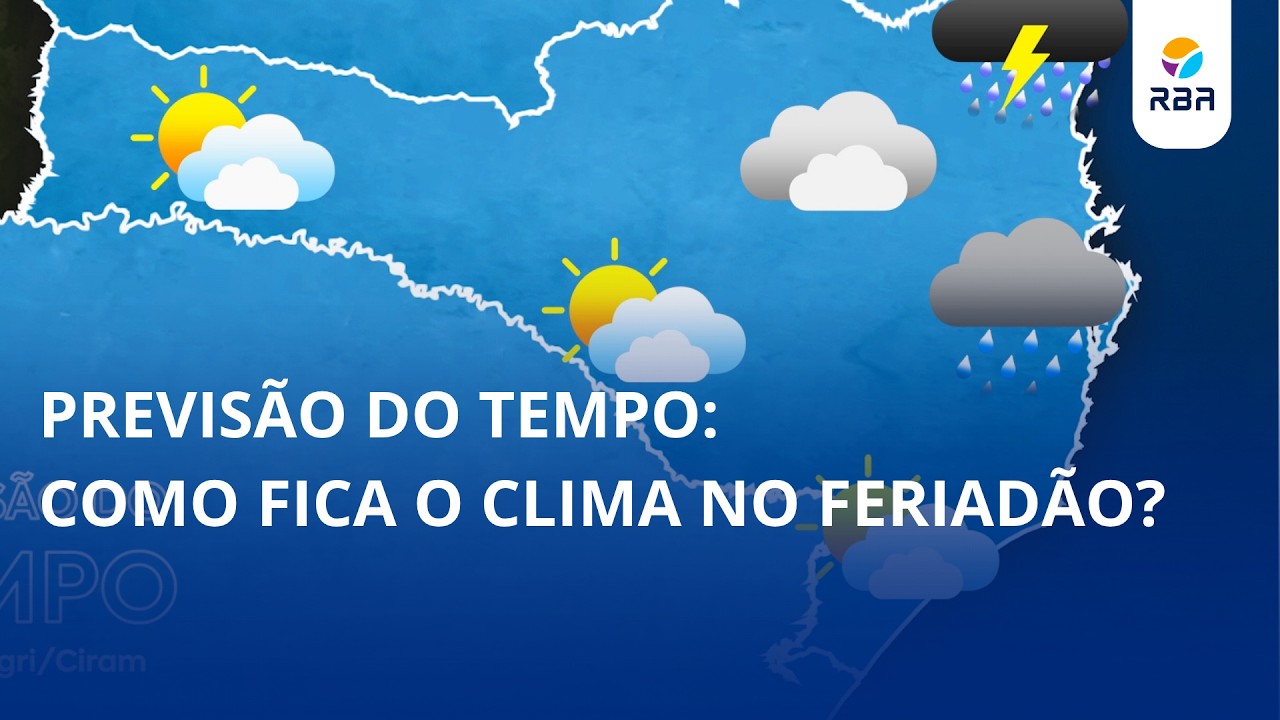 Previsão do tempo: como fica o clima no feriadão?