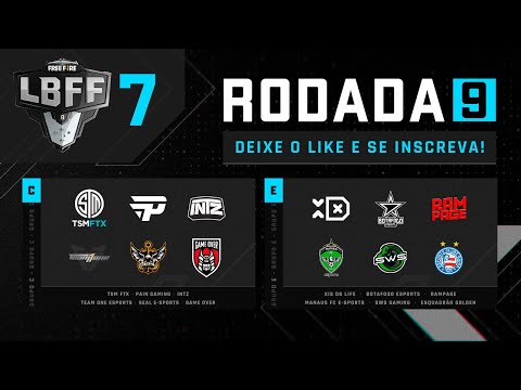LBFF 7 Série B - Rodada 9 - Grupos C e E | Free Fire