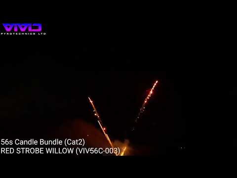 56s Candle Bundles (Cat2) - RED STROBE WILLOW (VIV56C-004)