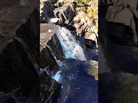 PIRANHAS GOIÁS, PROJETO VISÃO AÉREA - CACHOEIRA DOS TRES TOMBOS.