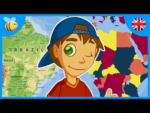 Maps of the World: Physical and Political Maps (Part 1) | Kids Videos