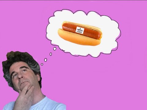 Me Eating Hot Dogs: Katz's Delicatessen Hot Dog...