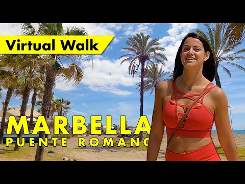 Marbella beachfront walk - April 2022 - Puente Romano to Marbella Club golden mile virtual tour