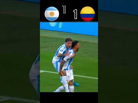 Argentina vs Colombia 2024 | World Cup Qualifiers | Football highlights #football #goals #highlights