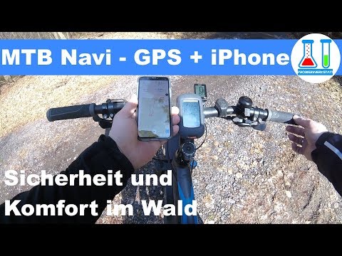 Fahrrad (MTB) Navigation im Wald mit Garmin GPS und Komoot App - Test + Fazit