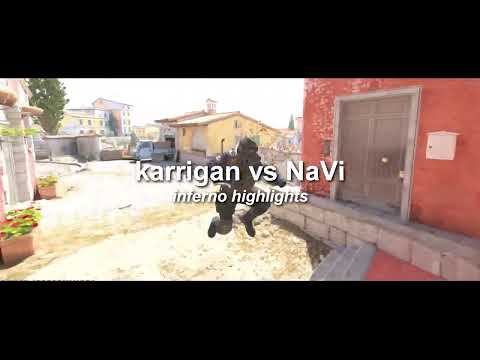 karrigan vs NaVi fragmovie (inferno 3 map)