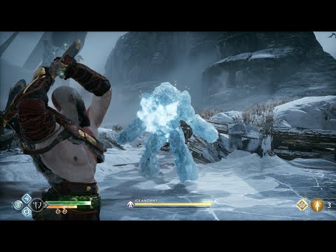 God of war and saad gaming with ice monster fight finished monster #viral #vídeos