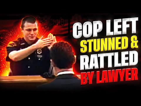 Watch and Learn how to Stun & Rattle a Cop under Oath in a Very Stern Cross Examination Battle
