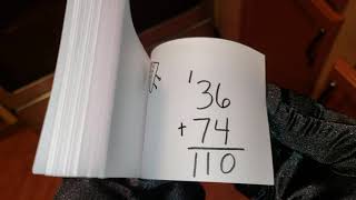 flip book addition with regrouping