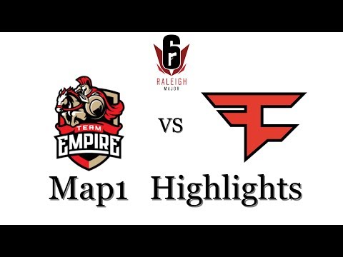 Team Empire vs FaZe Clan Map1 カフェ・ドストエフスキー | レインボーシックスシージ Six Major Raleigh 準々決勝 ハイライト