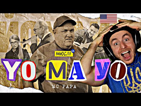 UKRANIAN AMERICAN Reacts To - МЮСЛІ UA ft MC PAPA | YO MA YO | MEGA MIX