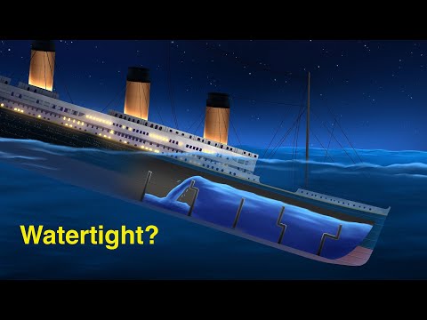 Why were Titanic's Watertight Compartments open at the Top?