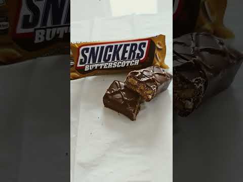 BUTTERSCOTCH SNICKERS 👍    #snickersbar #snickerscandybar #candy #food. #chocolate