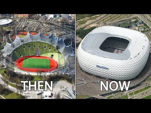 Bundesliga Stadiums Then & Now Video