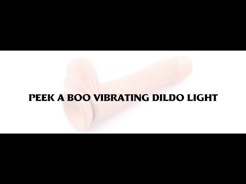 Dreamtoys EVOLVED PEEK A BOO VIBRUOJANTIS DILDO 8 COLIAI ŠVIESUS video