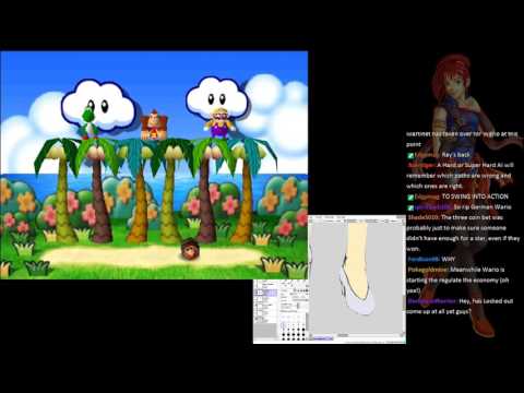Mario Party 3 Plays as MK404 Draws | Deep Bloober Sea & Arrowhead