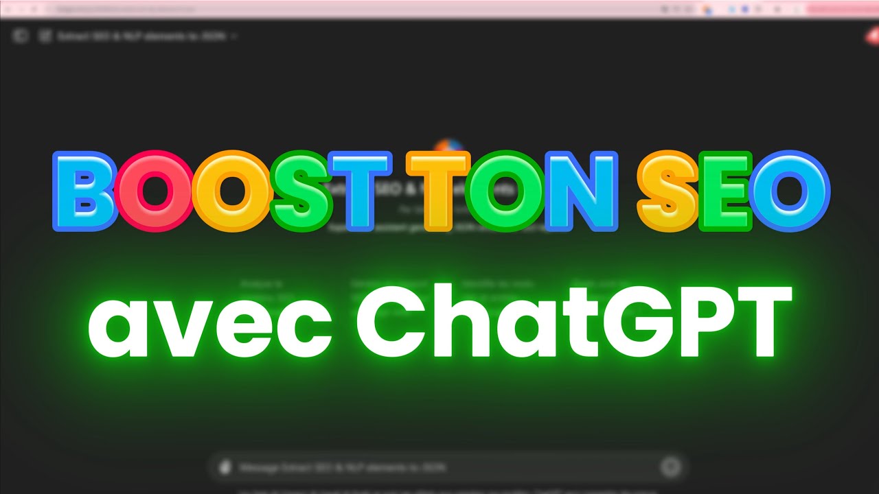 Ce ChatGPT dévoile tous les secrets SEO d'une page en 10 secondes !
