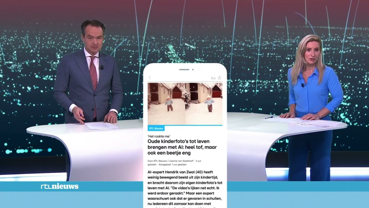RTL Nieuws over AI-kinderfoto's