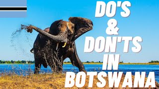 Do’s and Don’ts Botswana |🇧🇼 Learn More #travel #dosanddonts… BotswanaVlog