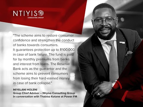 SOUTH AFRICAN RESERVE BANK'S ROLLOUT OF THE DEPOSIT INSURANCE FUND