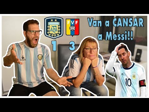ARGENTINA 🇦🇷 1 Venezuela 🇻🇪 3 | Reacción de dos Argentinos | Mark Miranda
