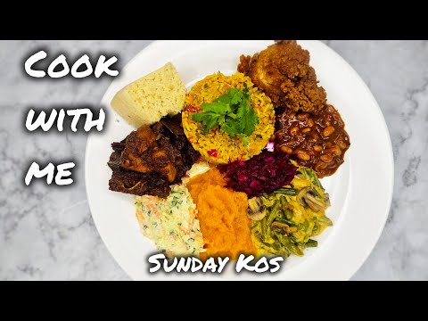 South African Sunday Lunch Vlog || 7 Colours Feast || Home Cooking with Soul 🇿🇦