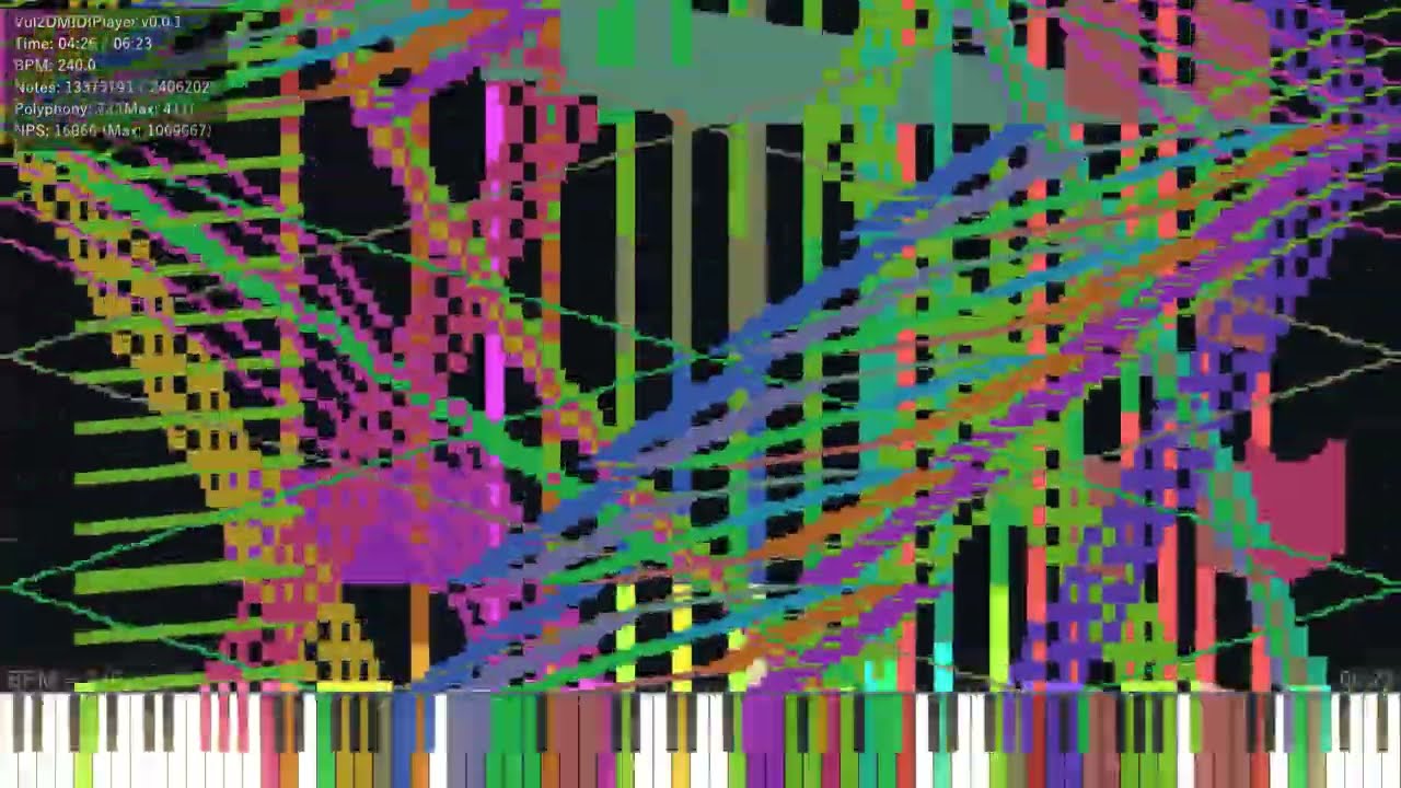 A Broken Life and Heart | The BMIT | Black MIDI (24,062,025 notes)