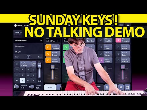 🎹 Sunday Keys NO TALKING SOUNDS DEMO by @AGDugros | Sundaysounds